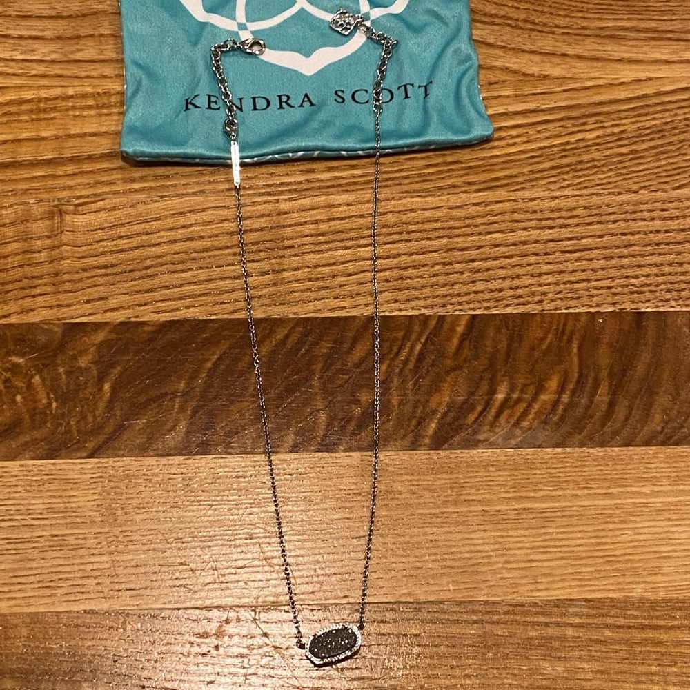 Kendra Scott Drusy Elisa necklace with extender
